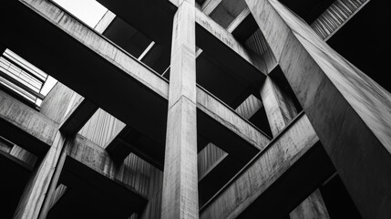 Fototapeta premium Abstract Concrete Architecture.
