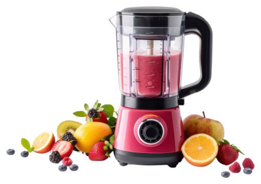 PNG Smoothie blender appliance ingredients preparation.