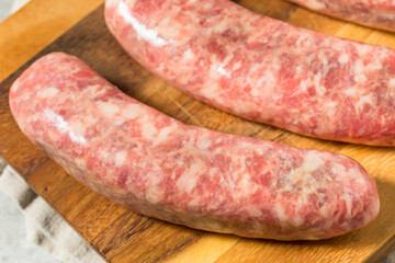 Grass Fed Homemade Raw German Bratwursts