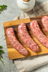 Grass Fed Homemade Raw German Bratwursts