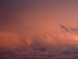 abstract red sky with clouds