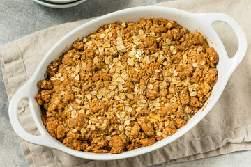 Homemade Autumn Apple Crisp Cobbler