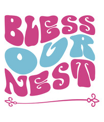 Retro, Spring Craft Design. T-shirt Design. Illustration