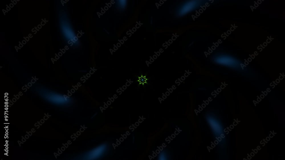 Aufkleber abstract visuals with flashing futuristic strobes in a colorful vj loop.