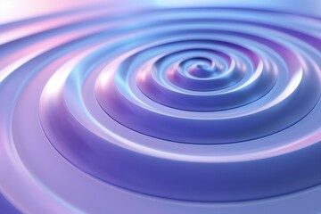A mesmerizing swirl of purple hues, showcasing smooth and glossy waves that create a tranquil and dreamy atmosphere.