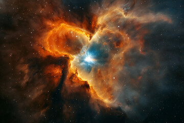 Obraz premium Colorful space galaxy cloud nebula. Stary night cosmos. Universe science astronomy. Supernova