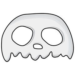 Halloween Printable Masks. A skull mask