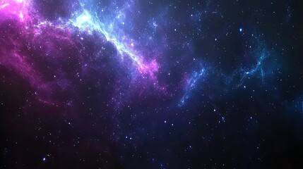 Fototapeta premium A vibrant cosmic scene depicting swirling galaxies and colorful nebulae in space.