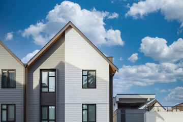 New Modern House Apartment Buildings in Vancouver BC. Canadian m