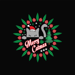 Merry catmas  t-shirt design Graphic Vector Template,
Merry christmas t-shirt design Graphic Vector Template,

