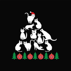Merry catmas  t-shirt design Graphic Vector Template,
Merry christmas t-shirt design Graphic Vector Template,


