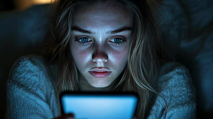 Victim harassment receiving threatening messages on their phone, feeling trapped and isolated as they navigate through a hurtful words