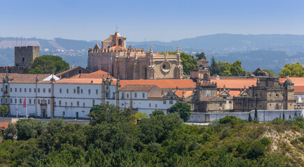 Knights Templar castle and Convent of Christ Tomar Portugal.