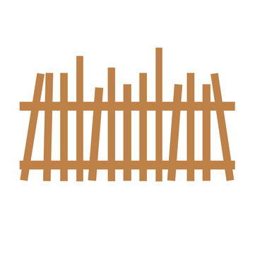 recommend clip art: Wooden picket fence