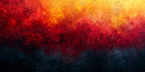 Fototapeta premium Abstract painting with vibrant colors and textures.