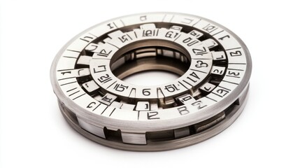 Vintage Combination Lock Mechanism