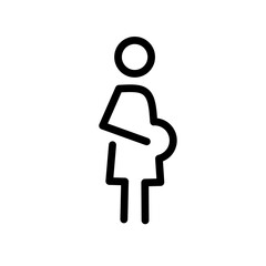 Toilet line icon set. WC outline sign. Man, woman, bathing symbol