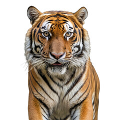 Naklejka premium Tiger isolated on a transparent background