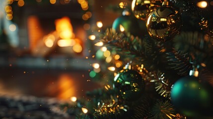 The Christmas Tree with Ornaments