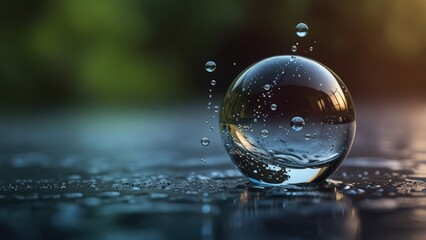 Water bubble  theme wallpaper