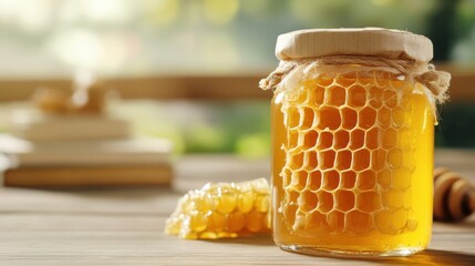 Fresh Honey in a Jar