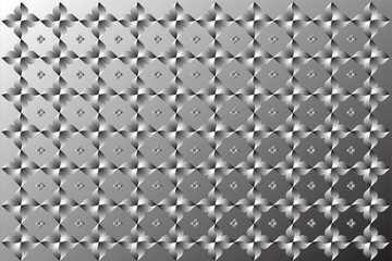 black and white pattern design vector. Black and white seamless pattern design.