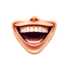 Naklejka premium Big Happy Smile