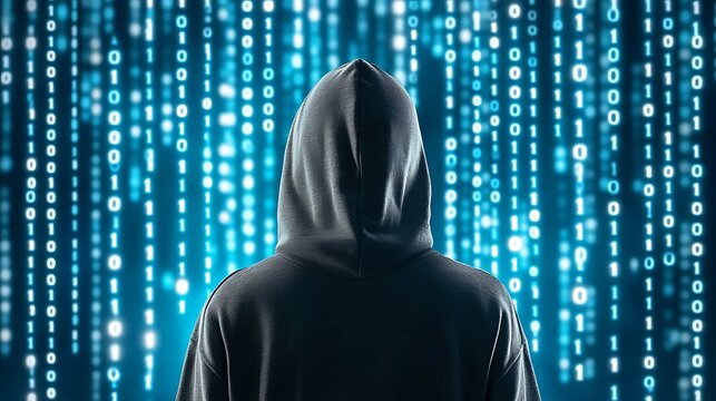 Cyber Criminal Stealing Personal Information - Identity Theft and Hacker Concept