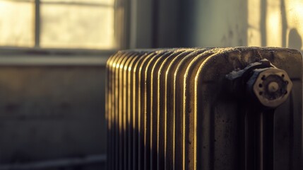 Vintage Radiator in Soft Light