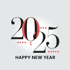 2025 new year design creative element vector 