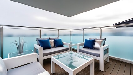 Stylish apartment modern interior . Idea for home design