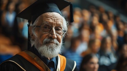 Senior Graduate Portrait   Proud  Happy  Academic Achievement  Wisdom  Graduation Ceremony