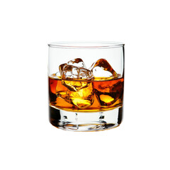 Glass of Whiskey with Ice