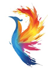 Naklejka premium Splash logo in multiple colors on a white background.