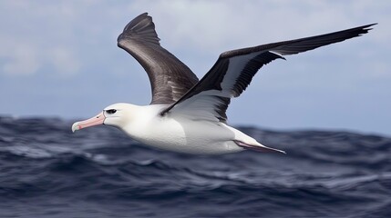 Obraz premium Majestic Albatross in Flight