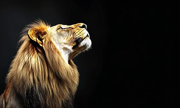 portrait of a lion