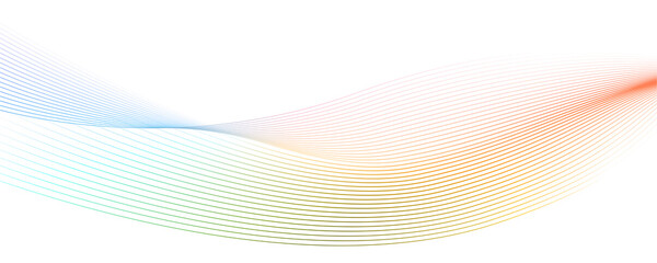 Abstract background with a glowing wave. Panoramic shiny moving lines design element. Modern purple, blue gradient flowing wave lines. Futuristic technology concepts. Web banner, banner backdrop