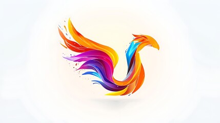 Vibrant and varied paint splash logo in multiple colors on a white background.