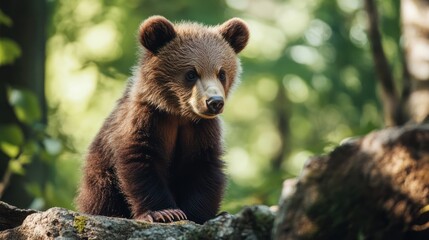 Obraz premium Adorable Baby Bear