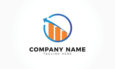 Financial sign logo design, business loan logo,Financial Marketing logo, Business Marketing logo vector format