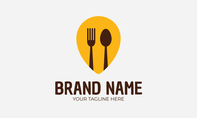Food point logo design, Resturent logo, Premium Vector | Restaurant logo Design Template