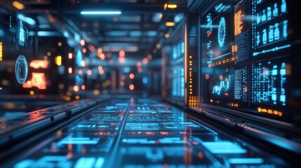 Futuristic Digital Interface