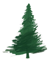 Fototapeta premium PNG Christmas Tree christmas tree drawing.