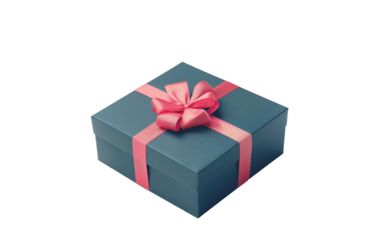 Unique Fathers Day gift box with tech gadgets and tools isolated on transparent background