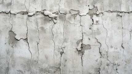Obraz premium Cracked Concrete Wall Texture - Abstract Background