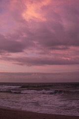 Ciel orageux devant la mer colombienne