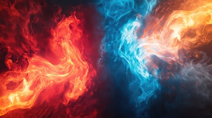Fototapeta premium Colored Smoke Close-Up