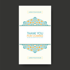 colorful patterned wedding thank you cards