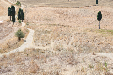 Toscana, Italia, location di una scena del fil il gladiatore