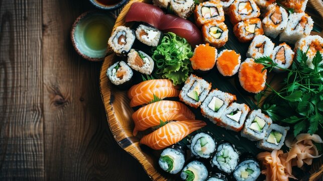 Sushi Platter: A Feast for the Senses